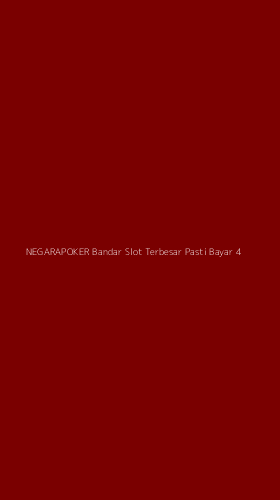 Tampilan Antarmuka Aplikasi Negarapoker Bandar Slot Terbesar Pasti Bayar - 4