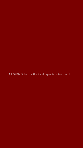 Tampilan Antarmuka Aplikasi Negeri4d Jadwal Pertandingan Bola Hari Ini - 2