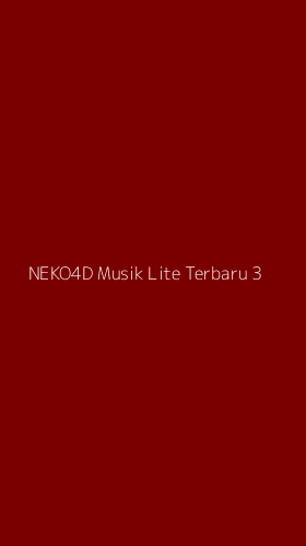 Tampilan Antarmuka Aplikasi Neko4d Musik Lite Terbaru - 3