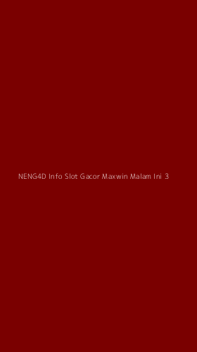 Tampilan Antarmuka Aplikasi Neng4d Info Slot Gacor Maxwin Malam Ini - 3