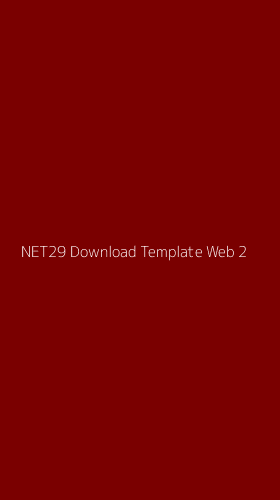 Tampilan Antarmuka Aplikasi Net29 Download Template Web - 2