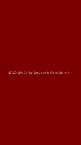 Tampilan Antarmuka Aplikasi Net29 Link Daftar Semua Jenis Game Online - 4