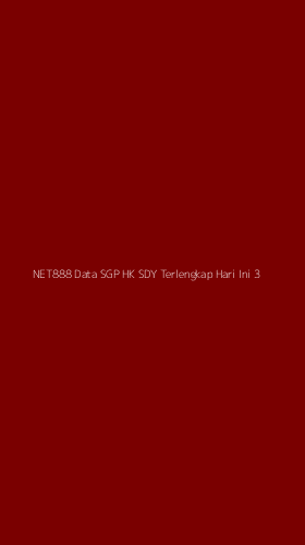 Tampilan Antarmuka Aplikasi Net888 Data Sgp Hk Sdy Terlengkap Hari Ini - 3