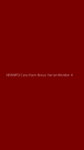 Tampilan Antarmuka Aplikasi Newmpo Cara Klaim Bonus Harian Member - 4
