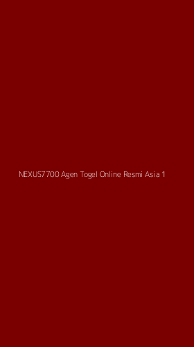 Tampilan Antarmuka Aplikasi Nexus7700 Agen Togel Online Resmi Asia - 1