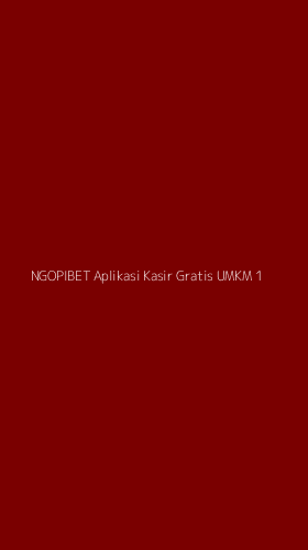 Tampilan Antarmuka Aplikasi Ngopibet Aplikasi Kasir Gratis Umkm - 1