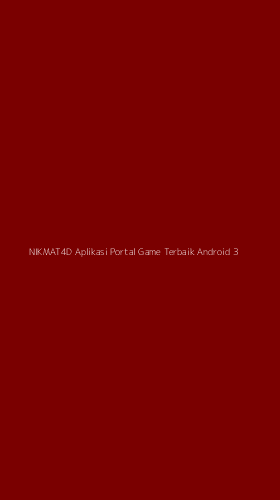 Tampilan Antarmuka Aplikasi Nikmat4d Aplikasi Portal Game Terbaik Android - 3