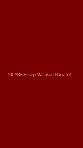Tampilan Antarmuka Aplikasi Nila88 Resep Masakan Harian - 4