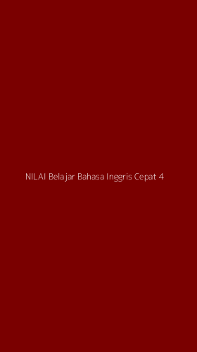 Tampilan Antarmuka Aplikasi Nilai Belajar Bahasa Inggris Cepat - 4