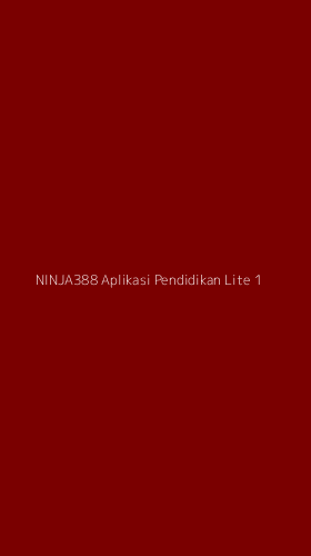 Tampilan Antarmuka Aplikasi Ninja388 Aplikasi Pendidikan Lite - 1