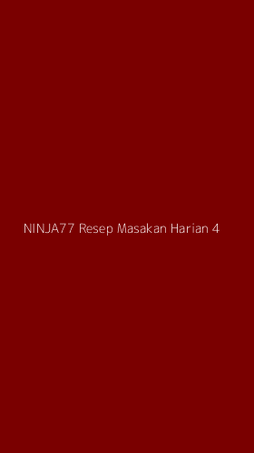 Tampilan Antarmuka Aplikasi Ninja77 Resep Masakan Harian - 4