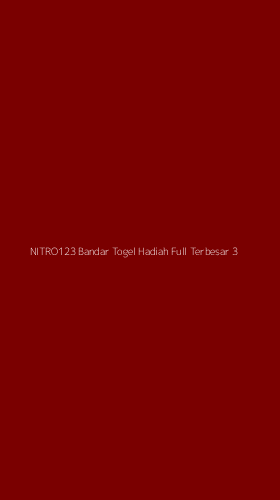Tampilan Antarmuka Aplikasi Nitro123 Bandar Togel Hadiah Full Terbesar - 3