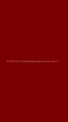Tampilan Antarmuka Aplikasi Nitro123 Login Aplikasi Baca Komik Indo - 4
