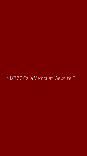 Tampilan Antarmuka Aplikasi Nix777 Cara Membuat Website - 3