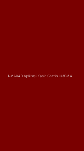 Tampilan Antarmuka Aplikasi Nmax4d Aplikasi Kasir Gratis Umkm - 4