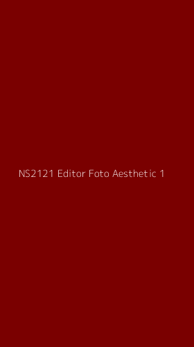 Tampilan Antarmuka Aplikasi Ns2121 Editor Foto Aesthetic - 1