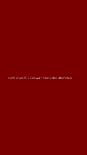 Tampilan Antarmuka Aplikasi Nuke Gaming77 Cara Main Togel Colok Jitu Pemula - 1