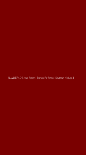 Tampilan Antarmuka Aplikasi Number4d Situs Resmi Bonus Referral Seumur Hidup - 4