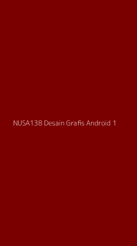 Tampilan Antarmuka Aplikasi Nusa138 Desain Grafis Android - 1