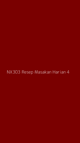 Tampilan Antarmuka Aplikasi Nx303 Resep Masakan Harian - 4