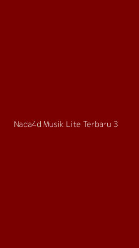 Tampilan Antarmuka Aplikasi Nada4d Musik Lite Terbaru - 3