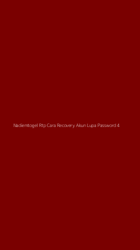 Tampilan Antarmuka Aplikasi Nadiemtogel Rtp Cara Recovery Akun Lupa Password - 4