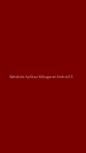 Tampilan Antarmuka Aplikasi Nahabola Aplikasi Kebugaran Android - 3