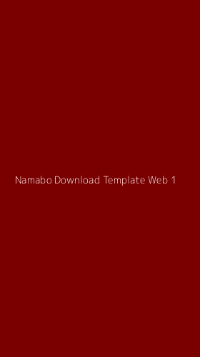 Tampilan Antarmuka Aplikasi Namabo Download Template Web - 1