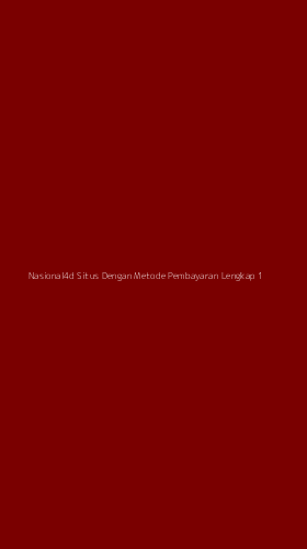 Tampilan Antarmuka Aplikasi Nasional4d Situs Dengan Metode Pembayaran Lengkap - 1