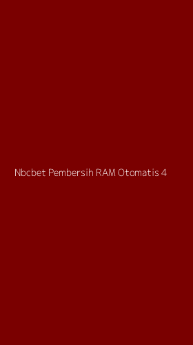 Tampilan Antarmuka Aplikasi Nbcbet Pembersih Ram Otomatis - 4