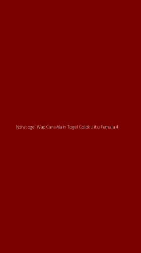 Tampilan Antarmuka Aplikasi Ndratogel Wap Cara Main Togel Colok Jitu Pemula - 4