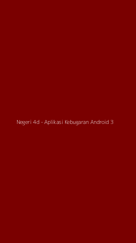 Tampilan Antarmuka Aplikasi Negeri 4d - Aplikasi Kebugaran Android - 3
