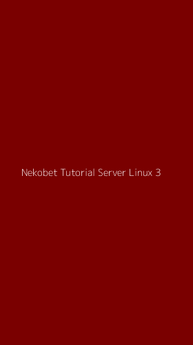 Tampilan Antarmuka Aplikasi Nekobet Tutorial Server Linux - 3