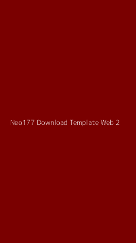 Tampilan Antarmuka Aplikasi Neo177 Download Template Web - 2