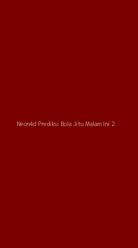 Tampilan Antarmuka Aplikasi Neon4d Prediksi Bola Jitu Malam Ini - 2