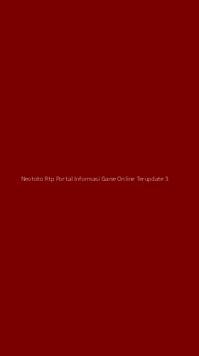 Tampilan Antarmuka Aplikasi Neototo Rtp Portal Informasi Game Online Terupdate - 3