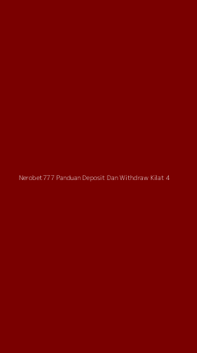 Tampilan Antarmuka Aplikasi Nerobet777 Panduan Deposit Dan Withdraw Kilat - 4