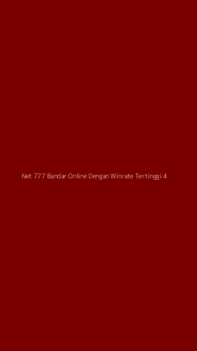 Tampilan Antarmuka Aplikasi Net 777 Bandar Online Dengan Winrate Tertinggi - 4
