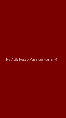Tampilan Antarmuka Aplikasi Net138 Resep Masakan Harian - 4