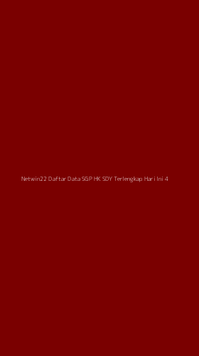 Tampilan Antarmuka Aplikasi Netwin22 Daftar Data Sgp Hk Sdy Terlengkap Hari Ini - 4