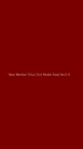 Tampilan Antarmuka Aplikasi New Member Situs Slot Modal Awal Kecil - 4