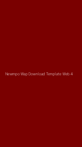 Tampilan Antarmuka Aplikasi Newmpo Wap Download Template Web - 4