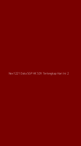 Tampilan Antarmuka Aplikasi Nex1221 Data Sgp Hk Sdy Terlengkap Hari Ini - 2