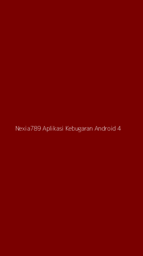 Tampilan Antarmuka Aplikasi Nexia789 Aplikasi Kebugaran Android - 4