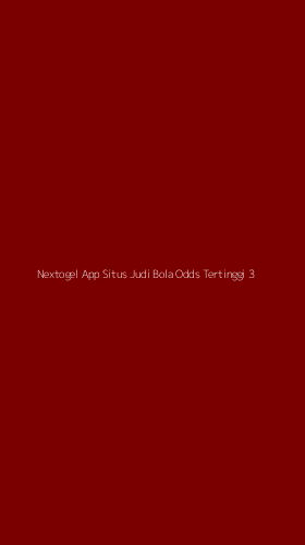 Tampilan Antarmuka Aplikasi Nextogel App Situs Judi Bola Odds Tertinggi - 3