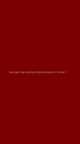 Tampilan Antarmuka Aplikasi Nextogel Wap Aplikasi Mobile Responsif Terbaik - 1