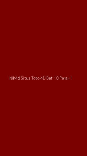 Tampilan Antarmuka Aplikasi Nih4d Situs Toto 4d Bet 10 Perak - 1