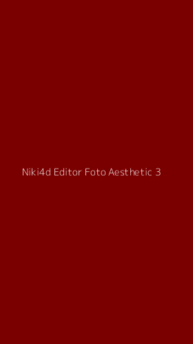 Tampilan Antarmuka Aplikasi Niki4d Editor Foto Aesthetic - 3