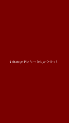 Tampilan Antarmuka Aplikasi Nikitatogel Platform Belajar Online - 3