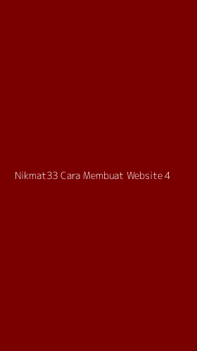 Tampilan Antarmuka Aplikasi Nikmat33 Cara Membuat Website - 4